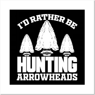 Arrowhead Tip Hunting School Arrowhead Collector Posters and Art